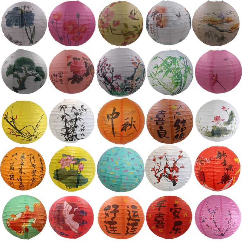 Japanese Lantern Paper - 1 조각 12 인치 30cm 인쇄