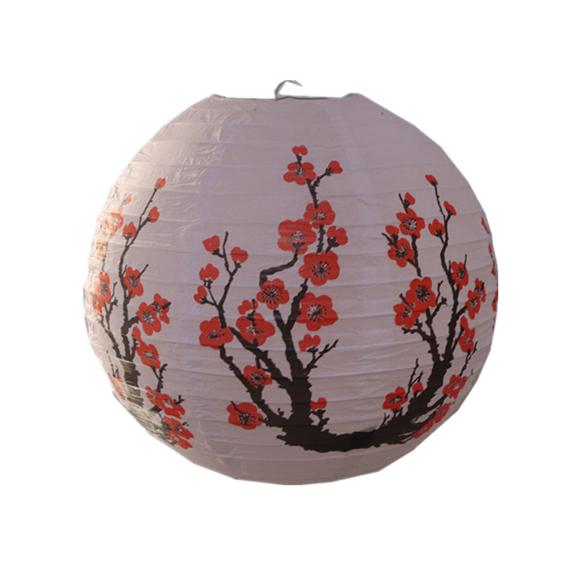 30cm 빨간색/흰색 매화 종이 랜턴 중국 일본식 교수 - Japanese Lantern Paper 리뷰 및 가격