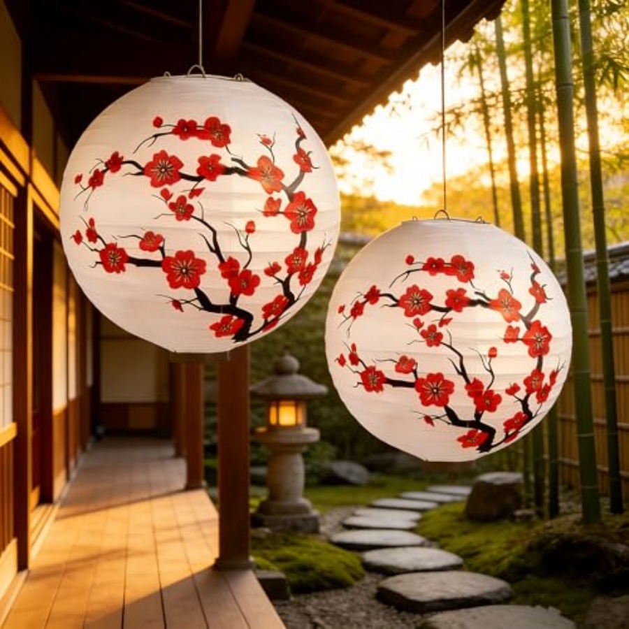 6팩 중국 설날 장식 종이 랜턴 일본 장식용 걸이형 원 - Japanese Lantern Paper 리뷰 및 가격